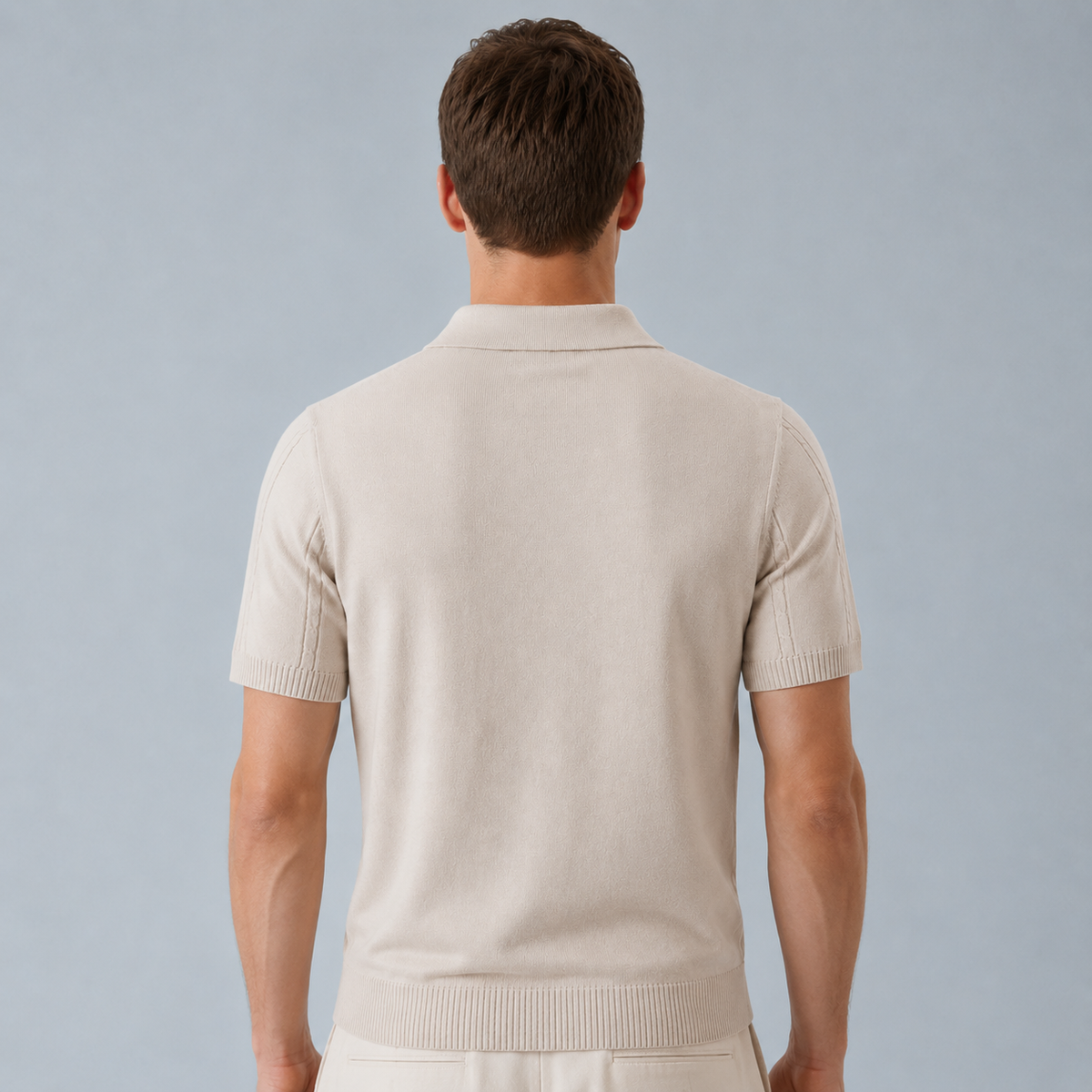 Men's Striped Silk Touch Golf Polo Shirt