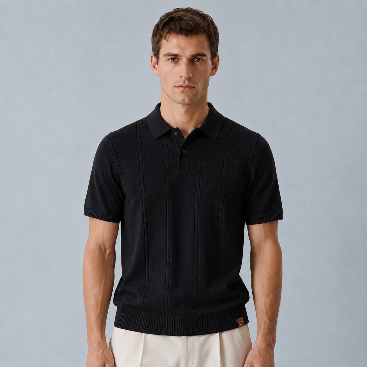Men's Striped Silk Touch Golf Polo Shirt