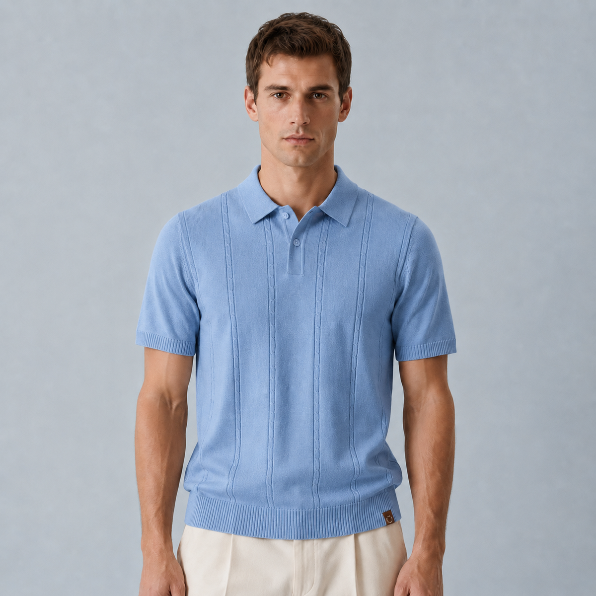 Men's Striped Silk Touch Golf Polo Shirt
