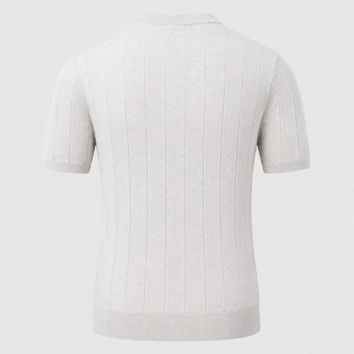 Men's 100% Cotton Striped Crew Neck T-Shirt