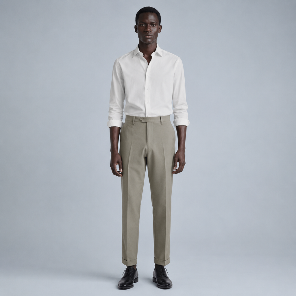 Men's Slim Fit Formal Tailored Trousers