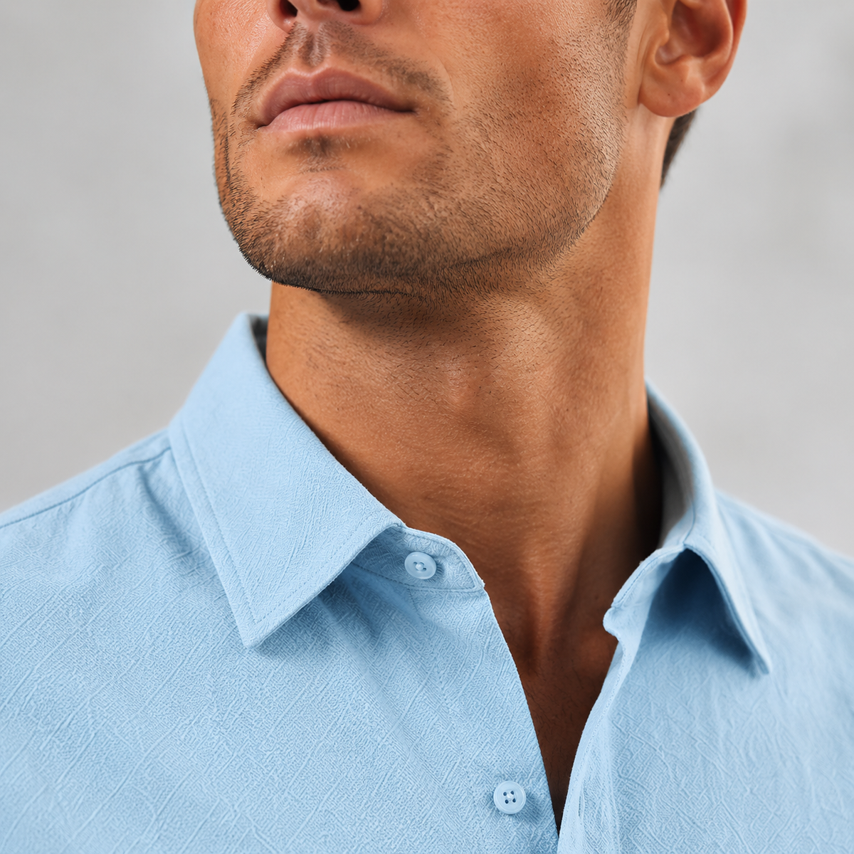 Men's Linen Cotton Loose Lapel Shirt