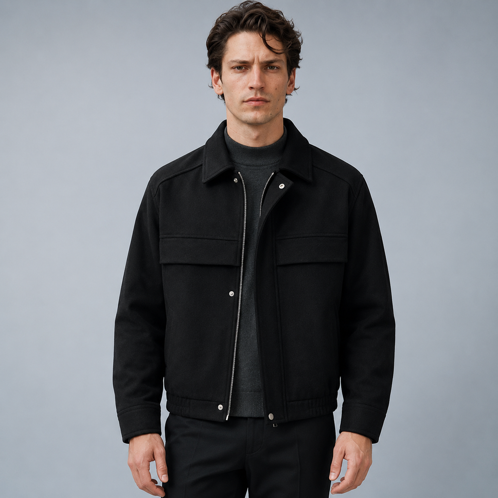 Men's Multi-Pocket Windbreaker Jacket
