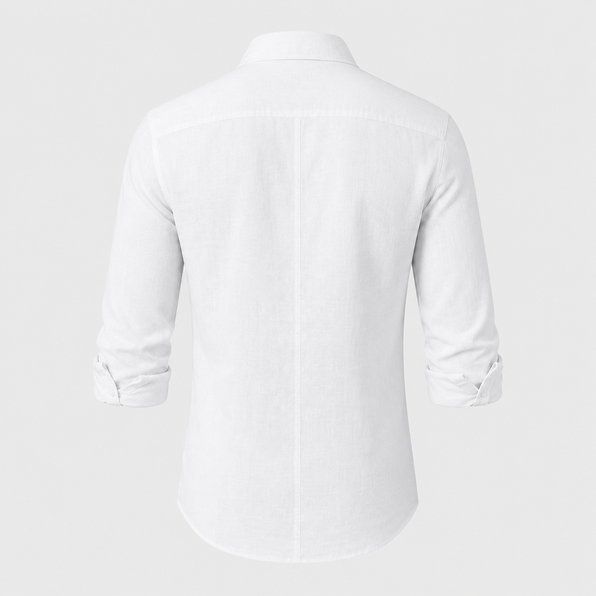 Men's Cotton Linen Long Sleeve Relaxed Shirt