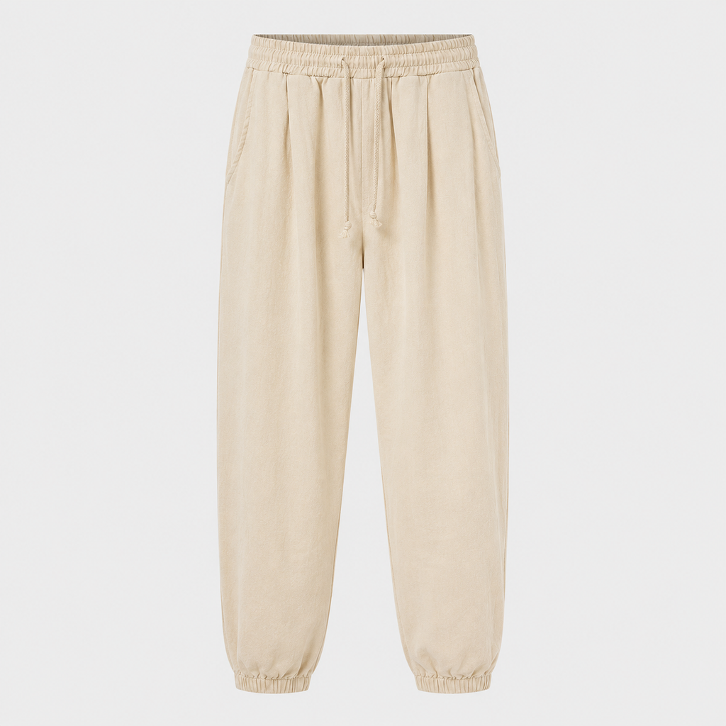 Men's Linen Cotton Drawstring Harem Trousers