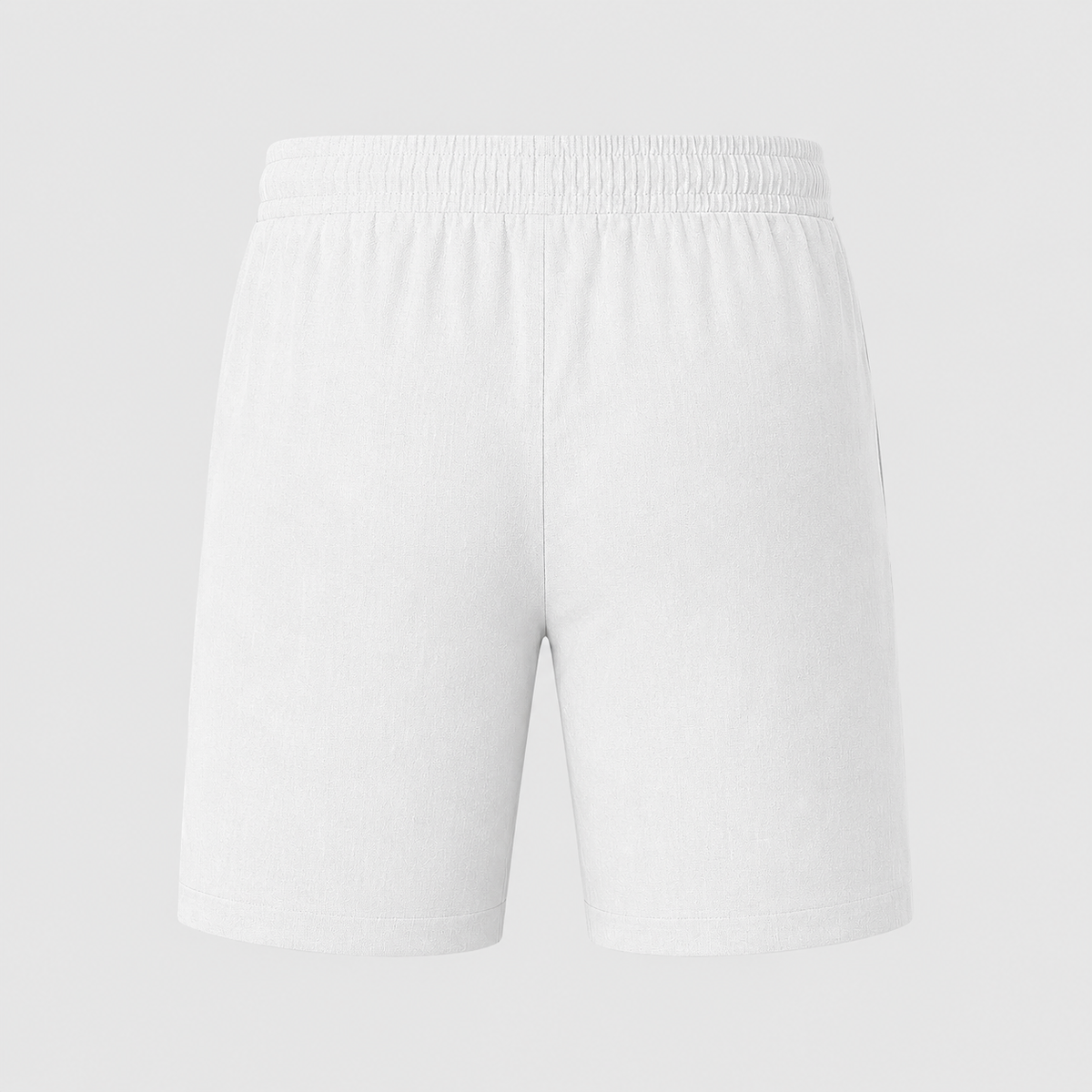 Men's Linen Drawstring Shorts Relaxed Fit