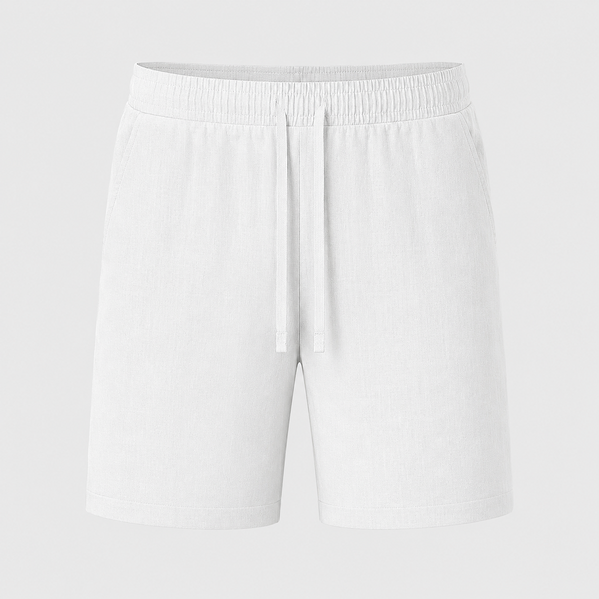 Men's Linen Drawstring Shorts Relaxed Fit