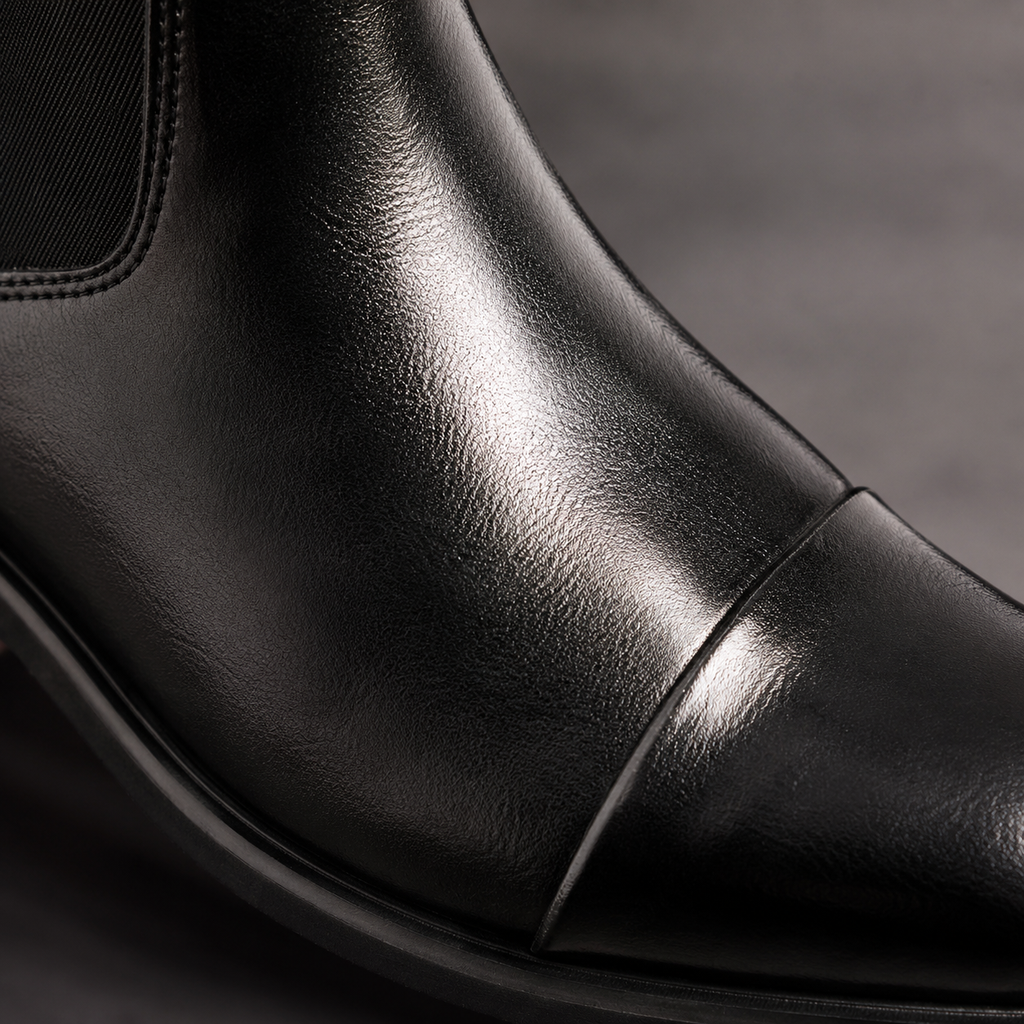 Men's Round Toe Slip-On Chelsea Boots