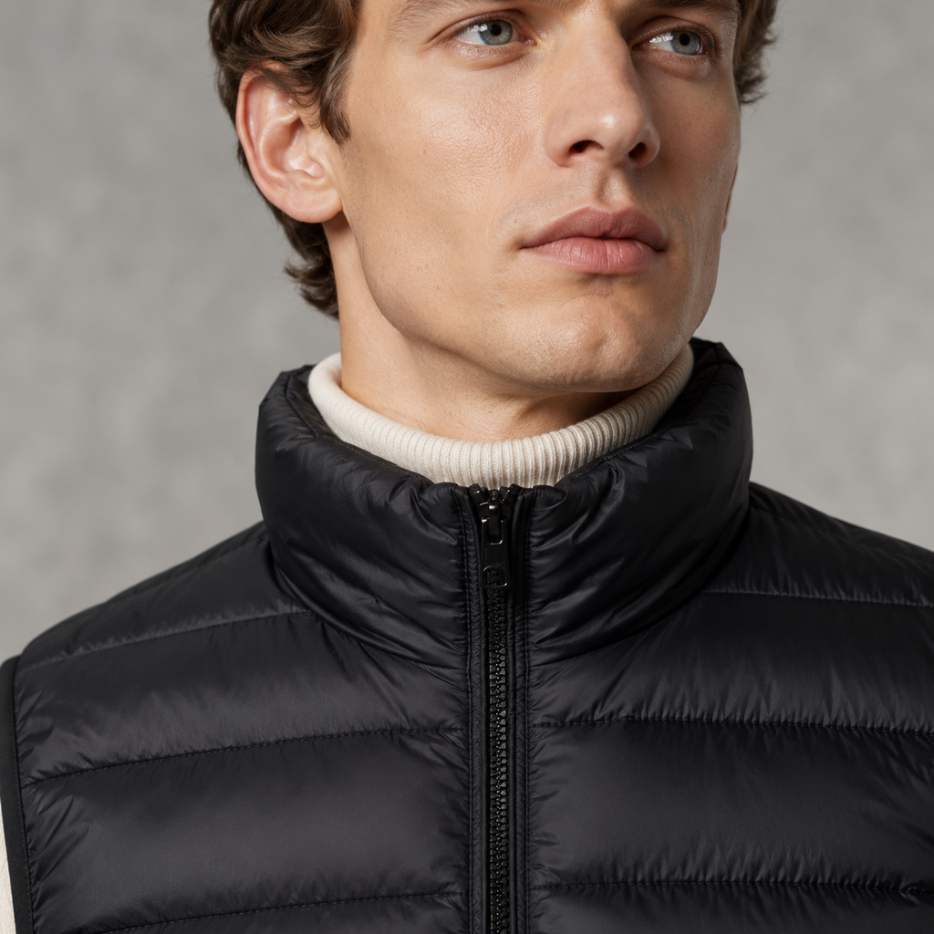 Men's Lightweight Sleeveless Zip Gilet