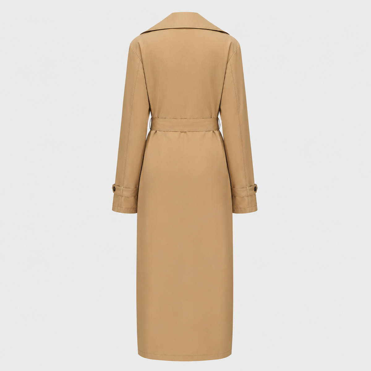 Men's Longline Trench Coat British Style