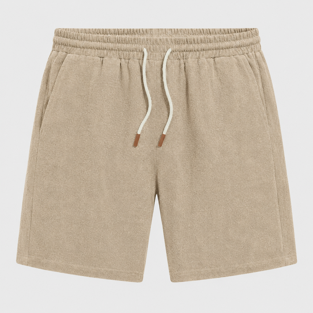 Men's Linen Cotton Loose Fit Shorts