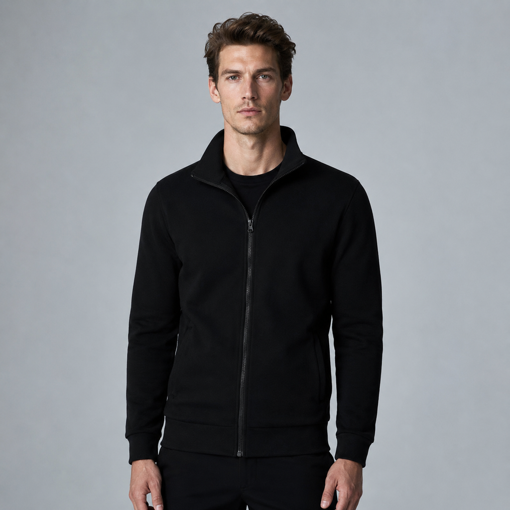 Men's Long Sleeve Zip-Up Jacket
