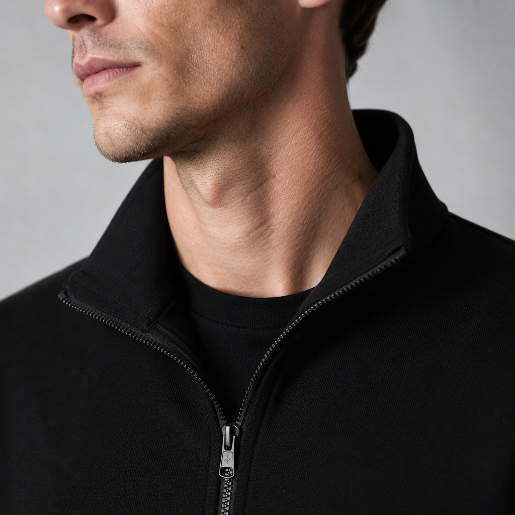 Men's Long Sleeve Zip-Up Jacket