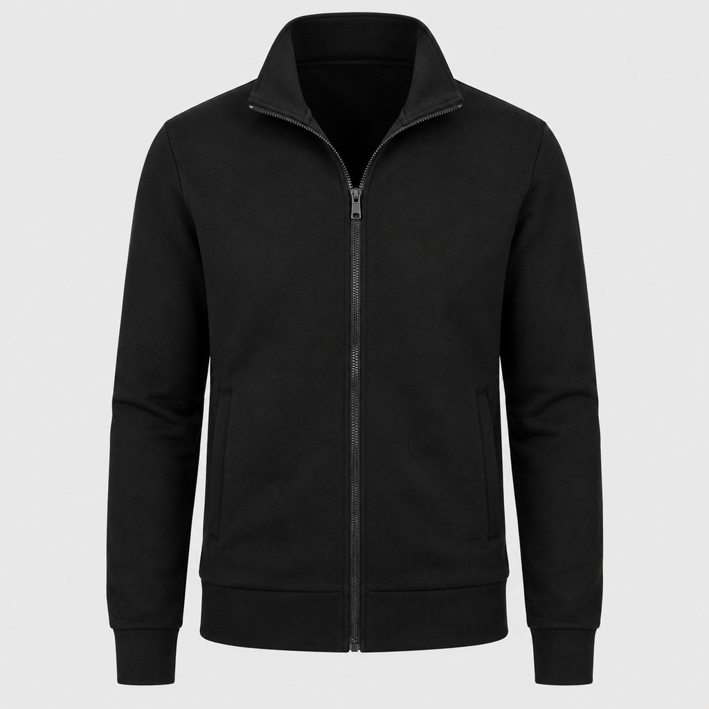 Men's Long Sleeve Zip-Up Jacket