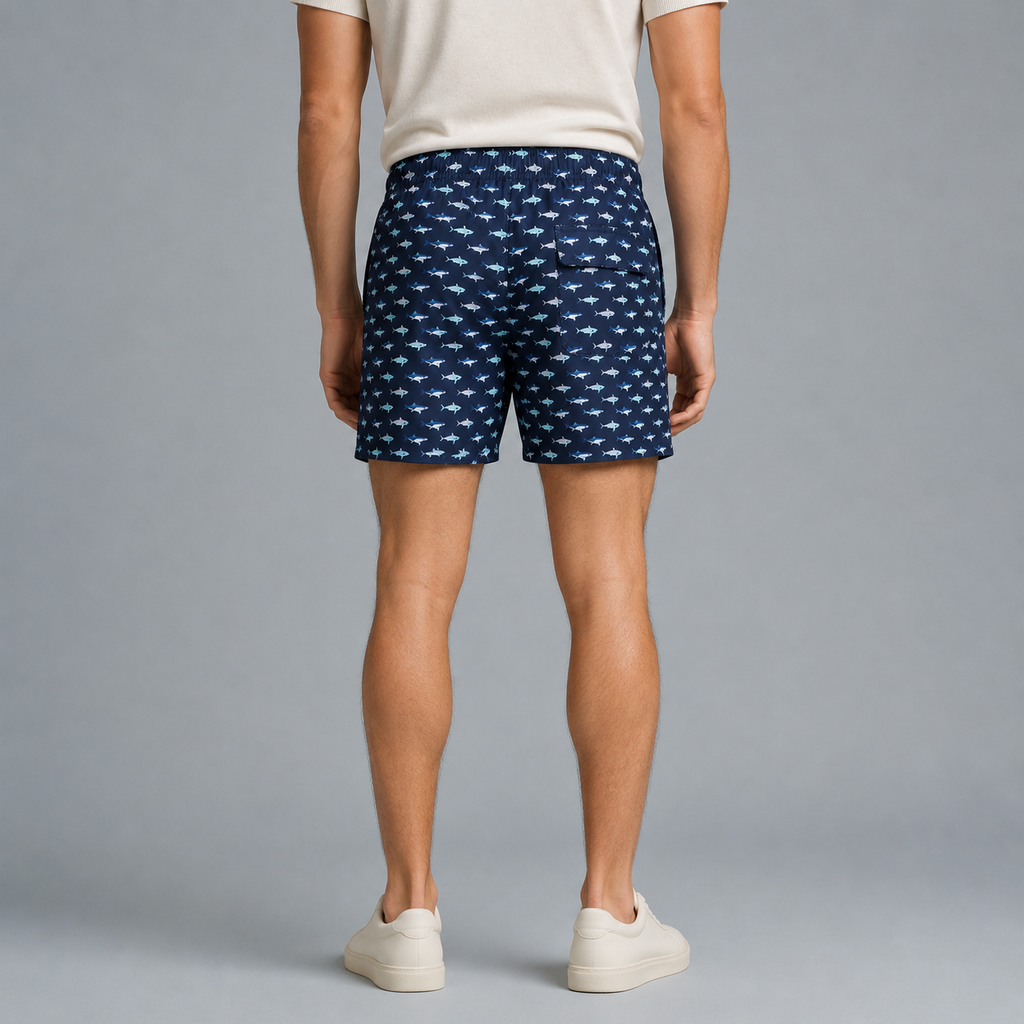 Men's Fish Quick-Dry Swim Shorts