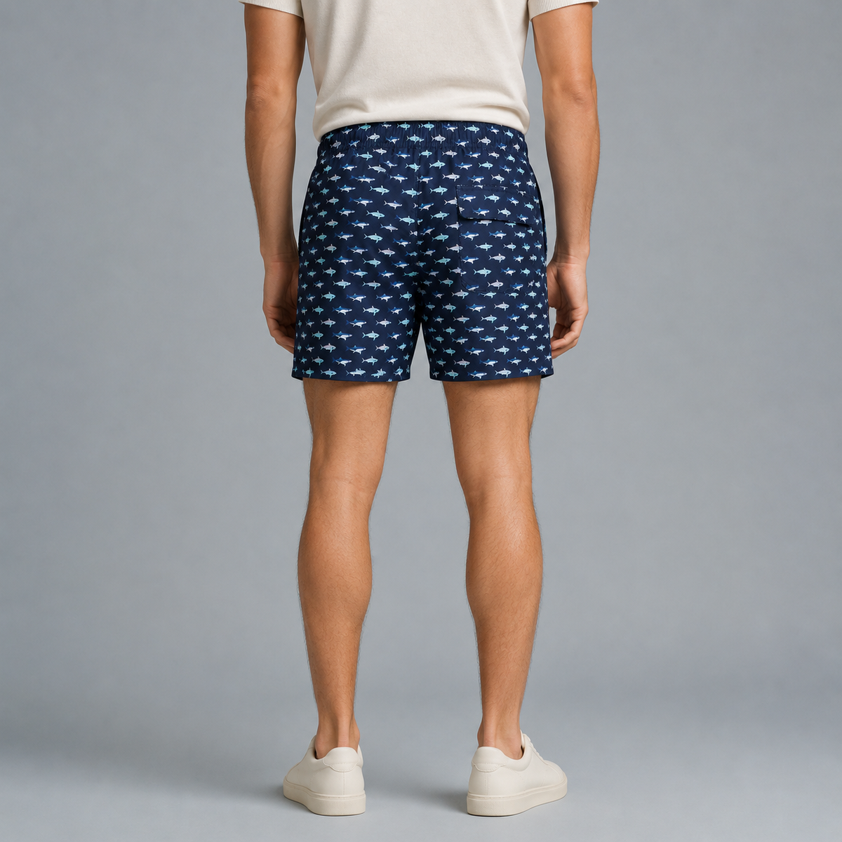 Men's Fish Quick-Dry Swim Shorts
