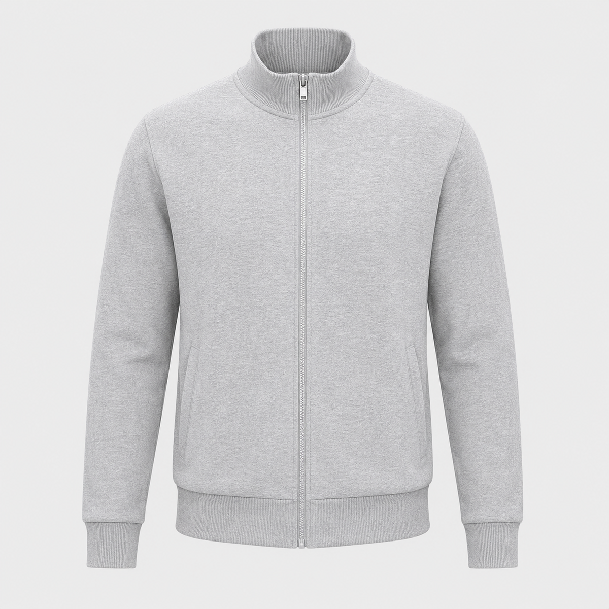 Men's Zip-Up Long Sleeve Sweatshirt Jacket