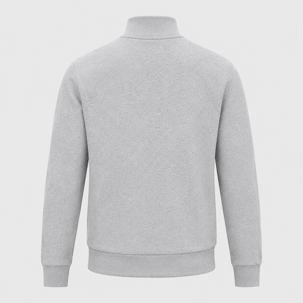 Men's Zip-Up Long Sleeve Sweatshirt Jacket