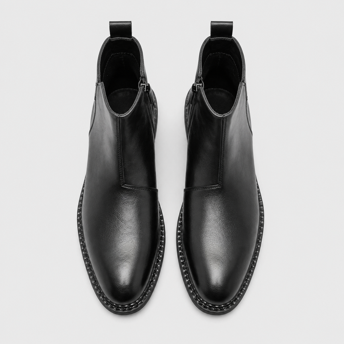 Men's Genuine Leather Pointed Toe Ankle Boots