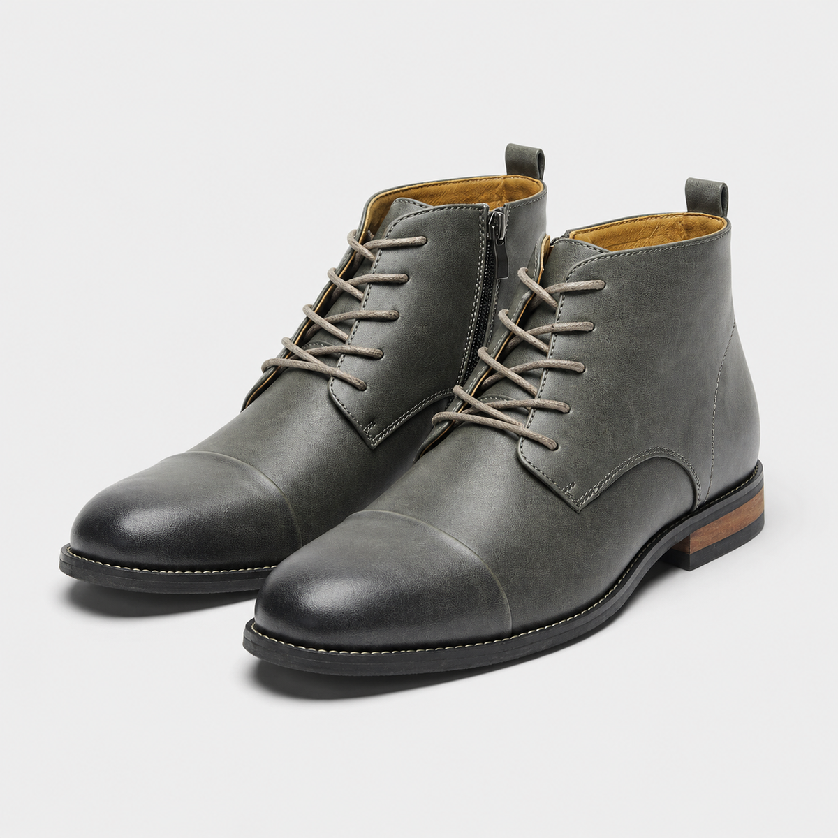 Men's Comfort Leather Ankle Boots