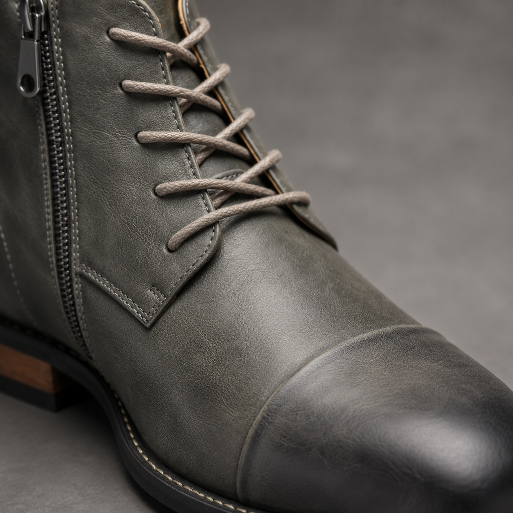 Men's Comfort Leather Ankle Boots
