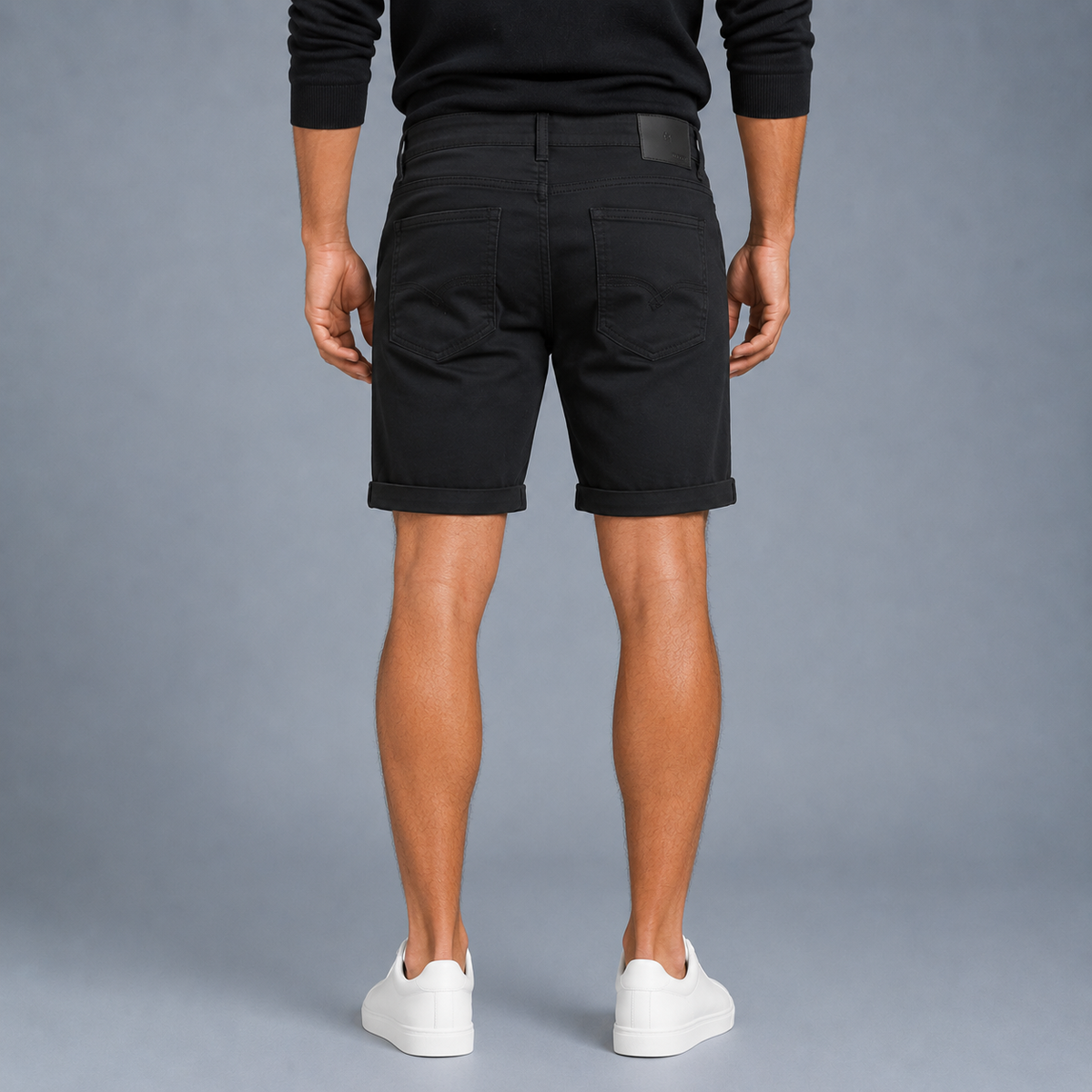 Men's Oversized Stretch Cotton Shorts