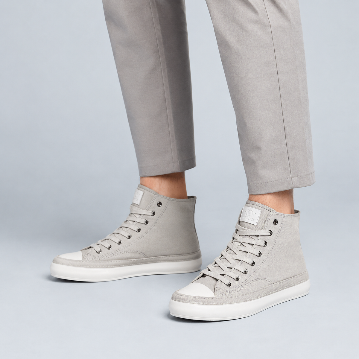Men's High Top Canvas Vulcanised Sneakers