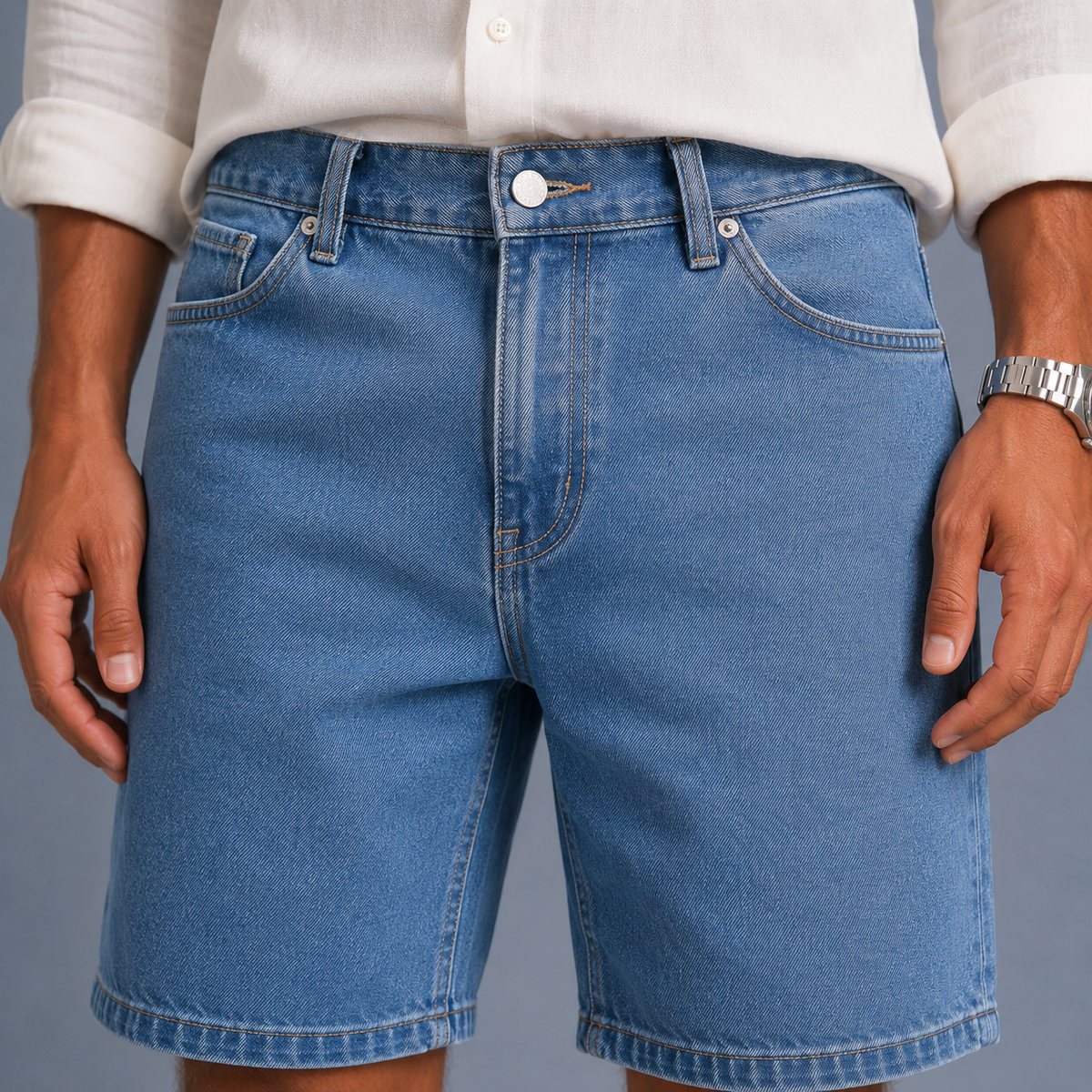 Men's Classic Denim Shorts
