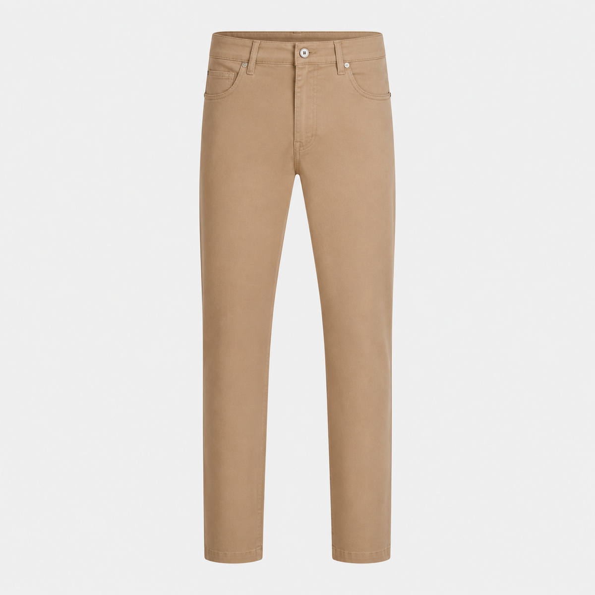 Men's Slim Fit Cotton Formal Zip Pocket Trousers