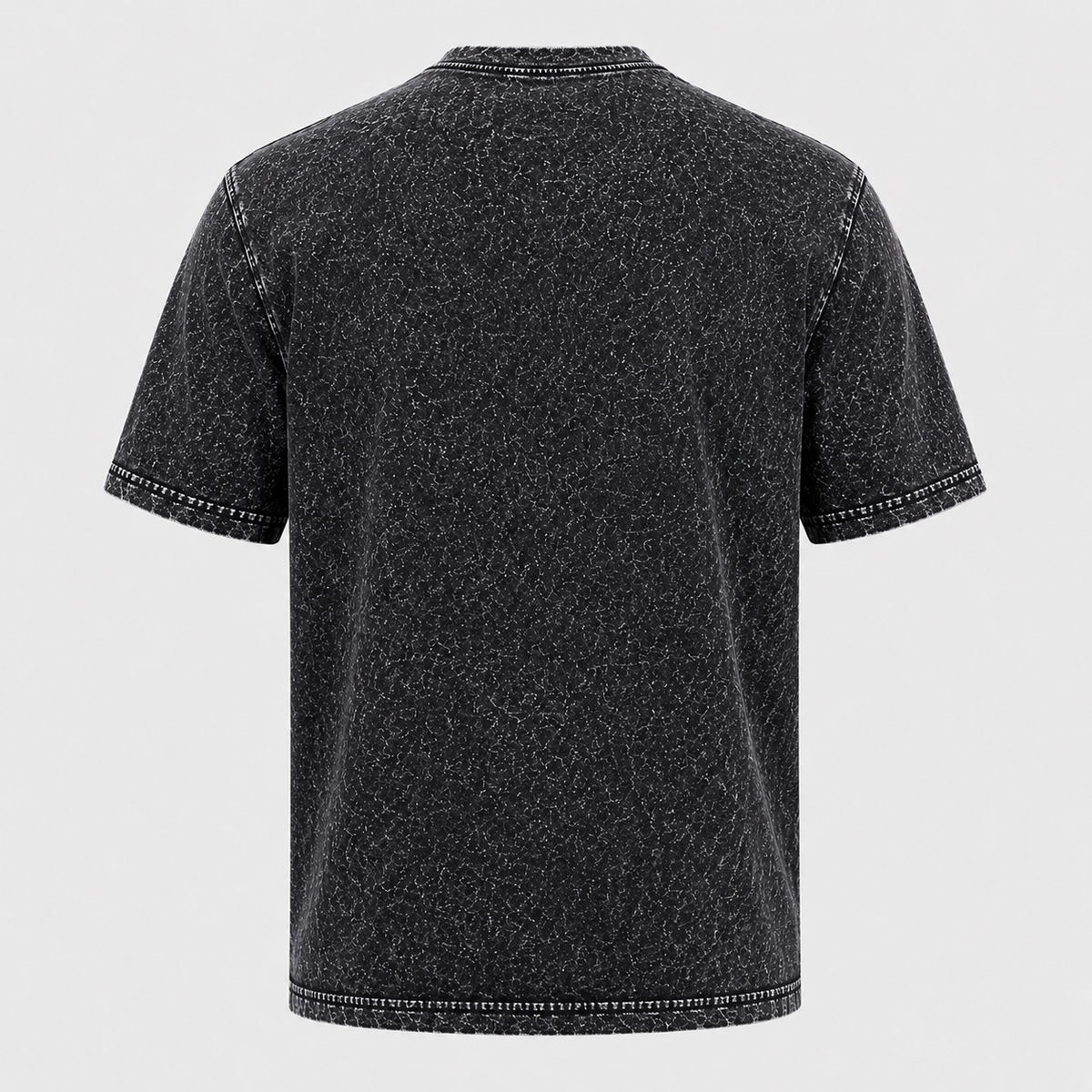 Men's 100% Cotton Wash Crew Neck T-Shirt