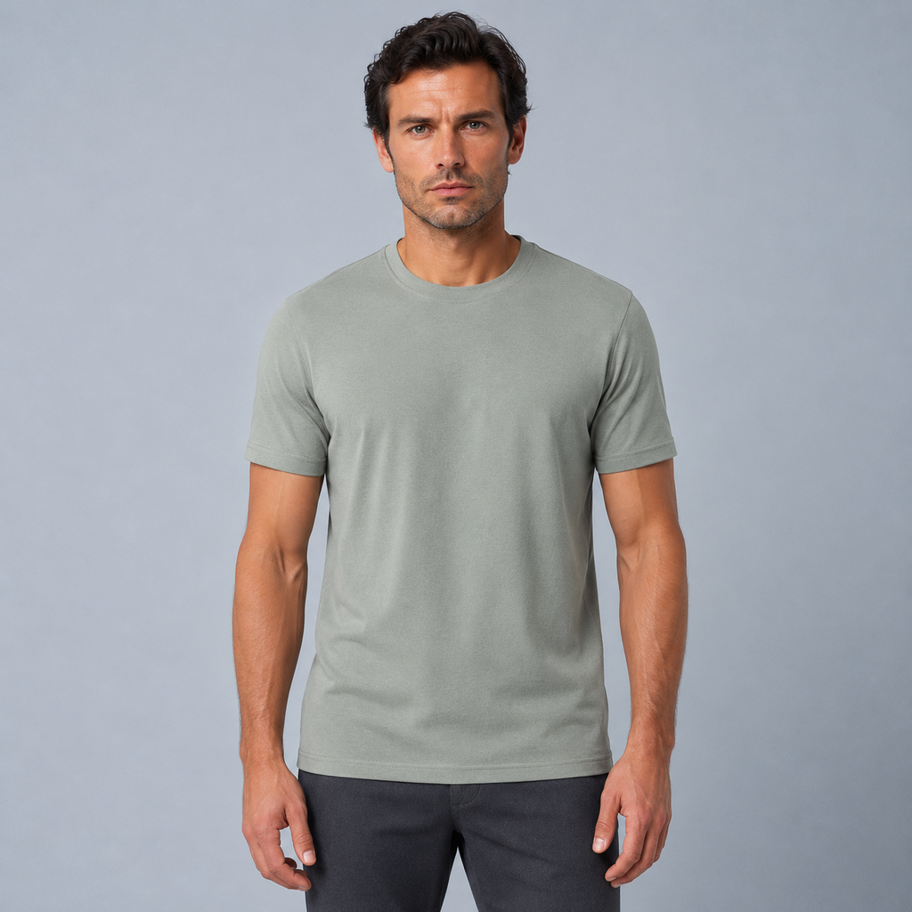 Men's Cotton Crew Neck Soft Touch T-Shirt