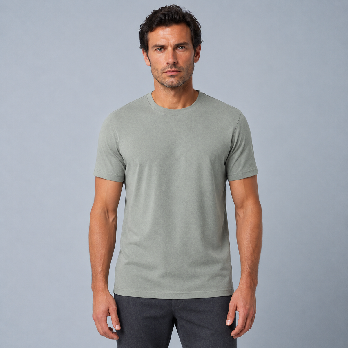 Men's Cotton Crew Neck Soft Touch T-Shirt