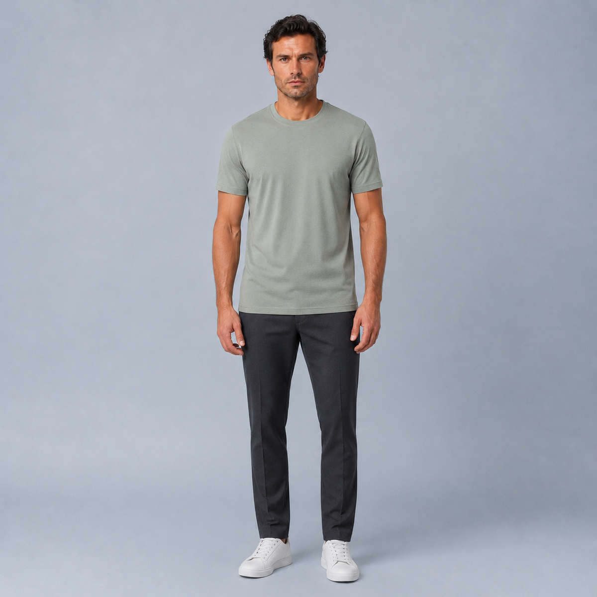 Men's Cotton Crew Neck Soft Touch T-Shirt