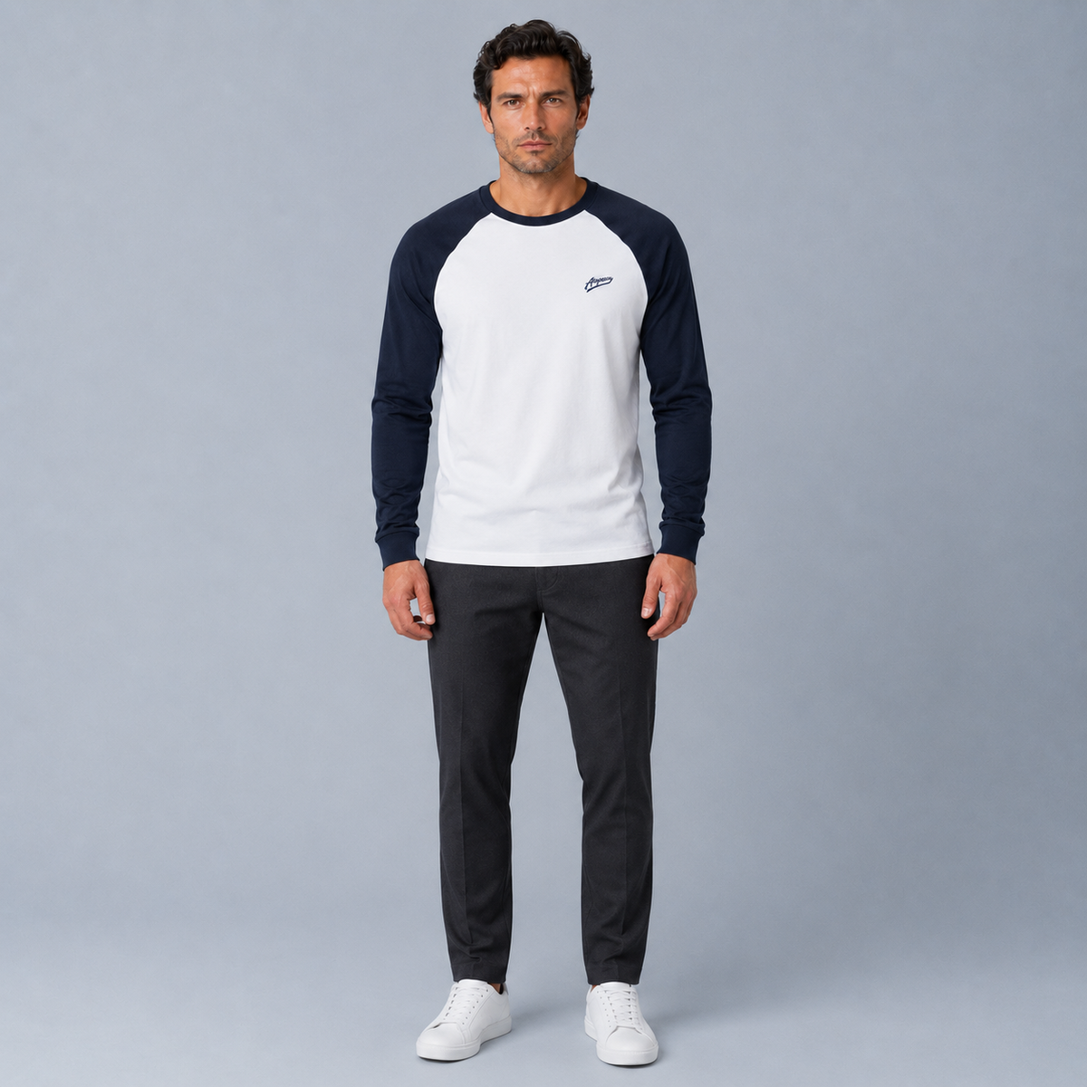 Men's Raglan Sleeve Contrast Baseball T-Shirt