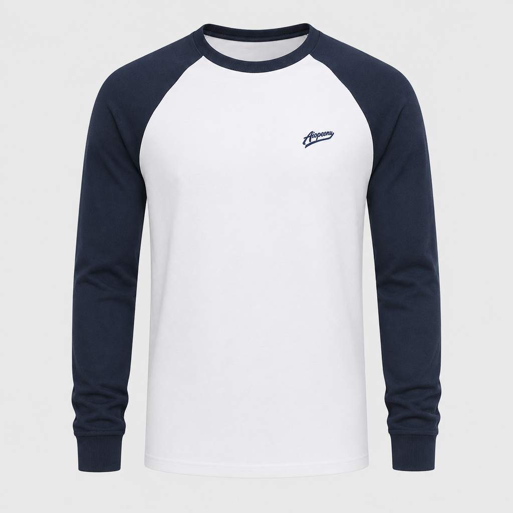 Men's Raglan Sleeve Contrast Baseball T-Shirt