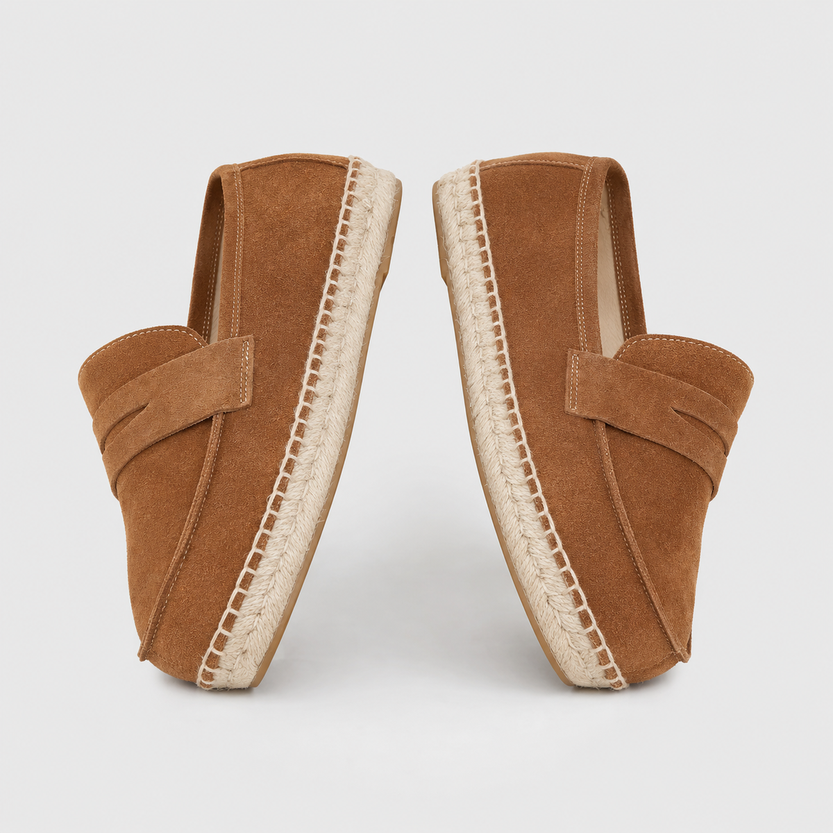 Men's Suede Espadrille Loafers