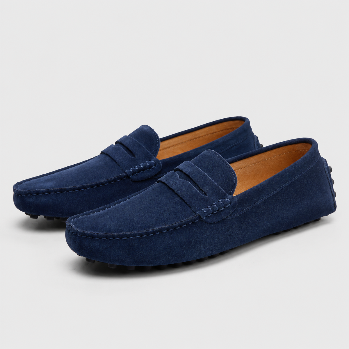 Men's Suede Leather Slip-On Loafers