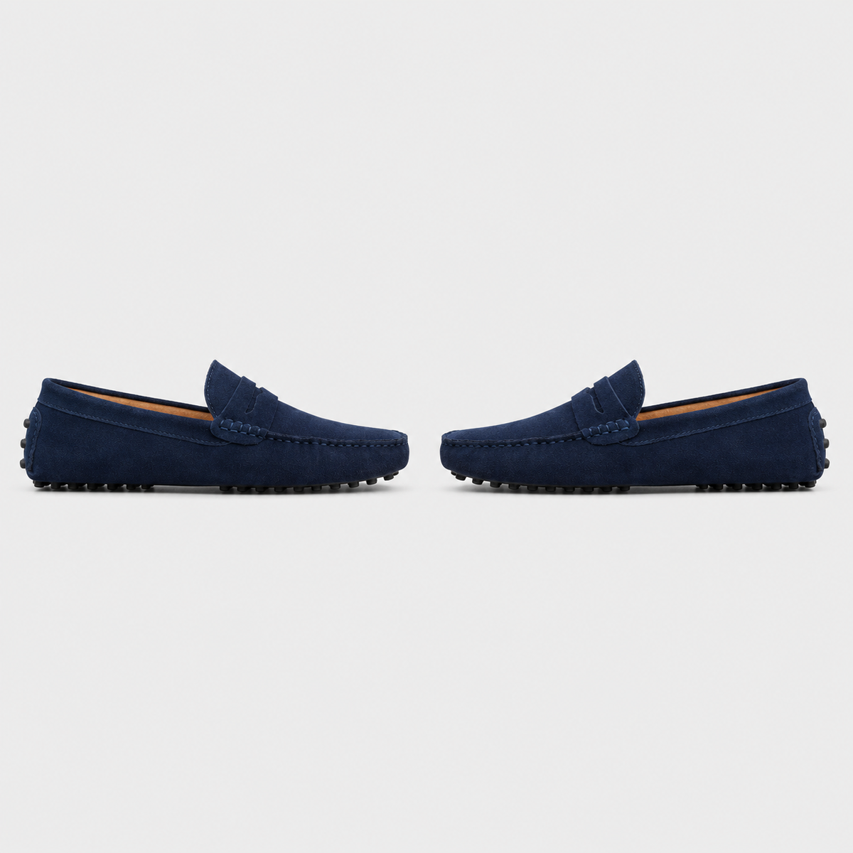 Men's Suede Leather Slip-On Loafers