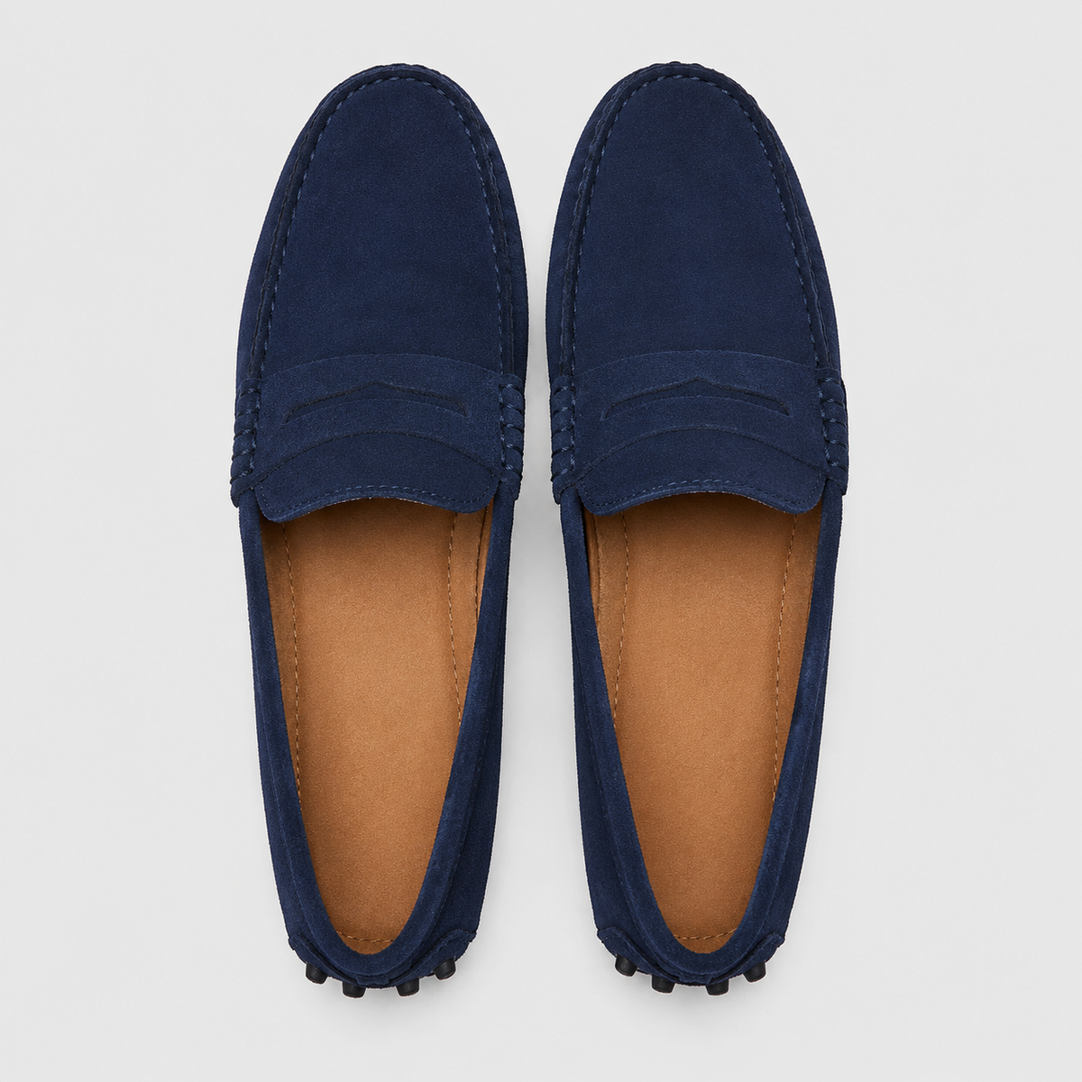 Men's Suede Leather Slip-On Loafers