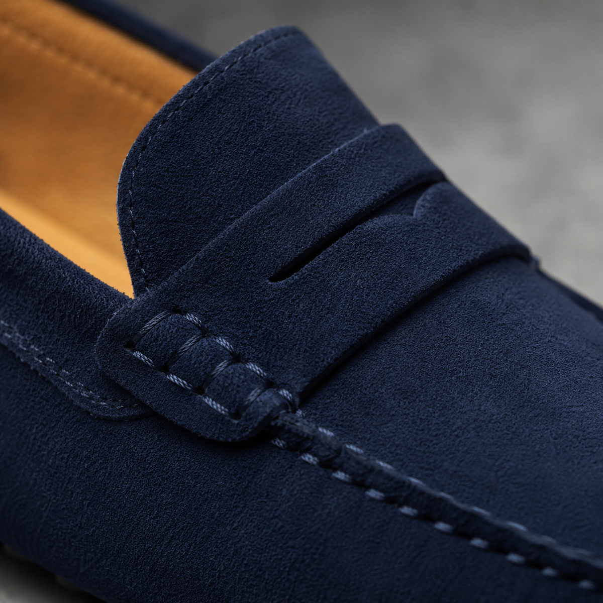Men's Suede Leather Slip-On Loafers