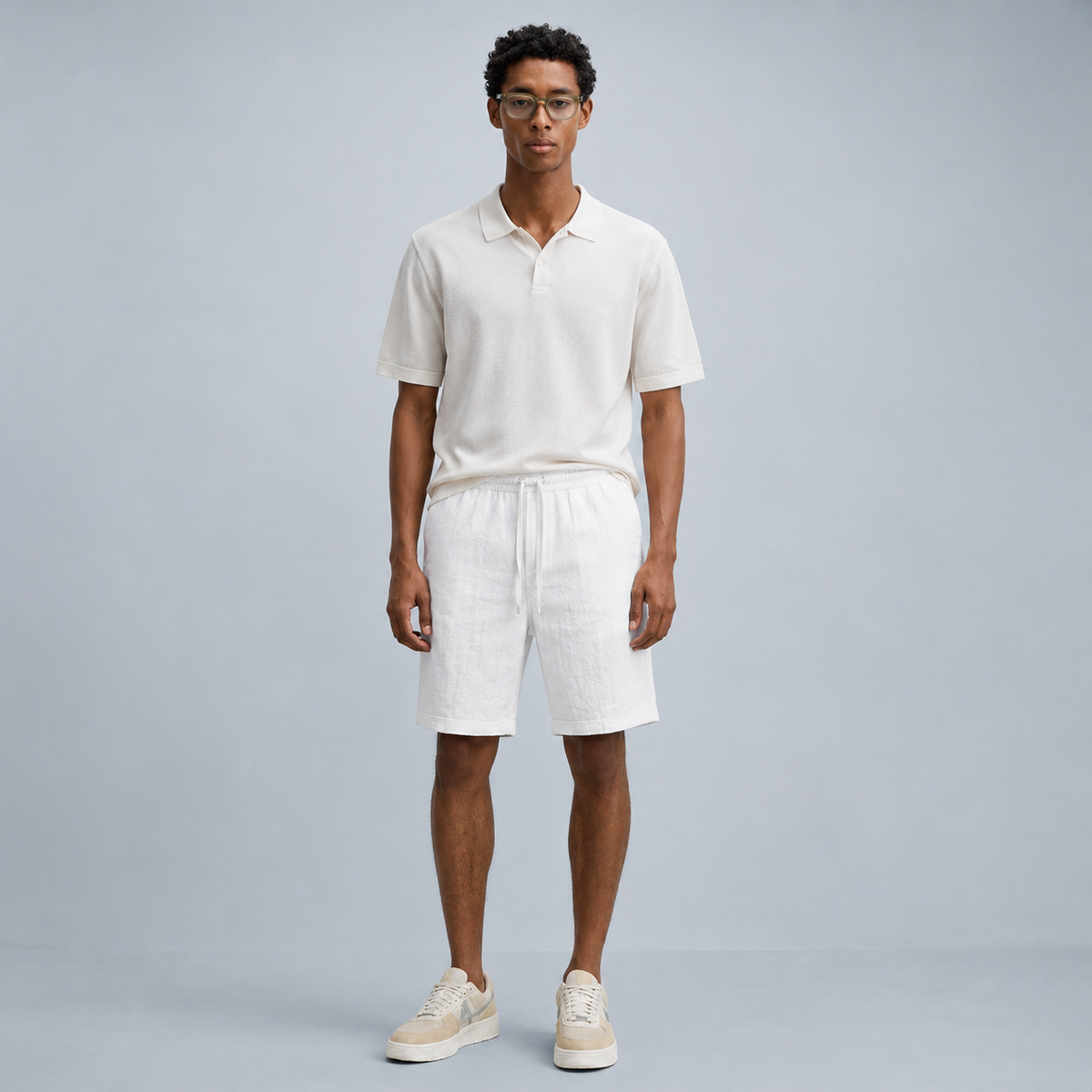 Men's Linen Cotton Loose Shorts
