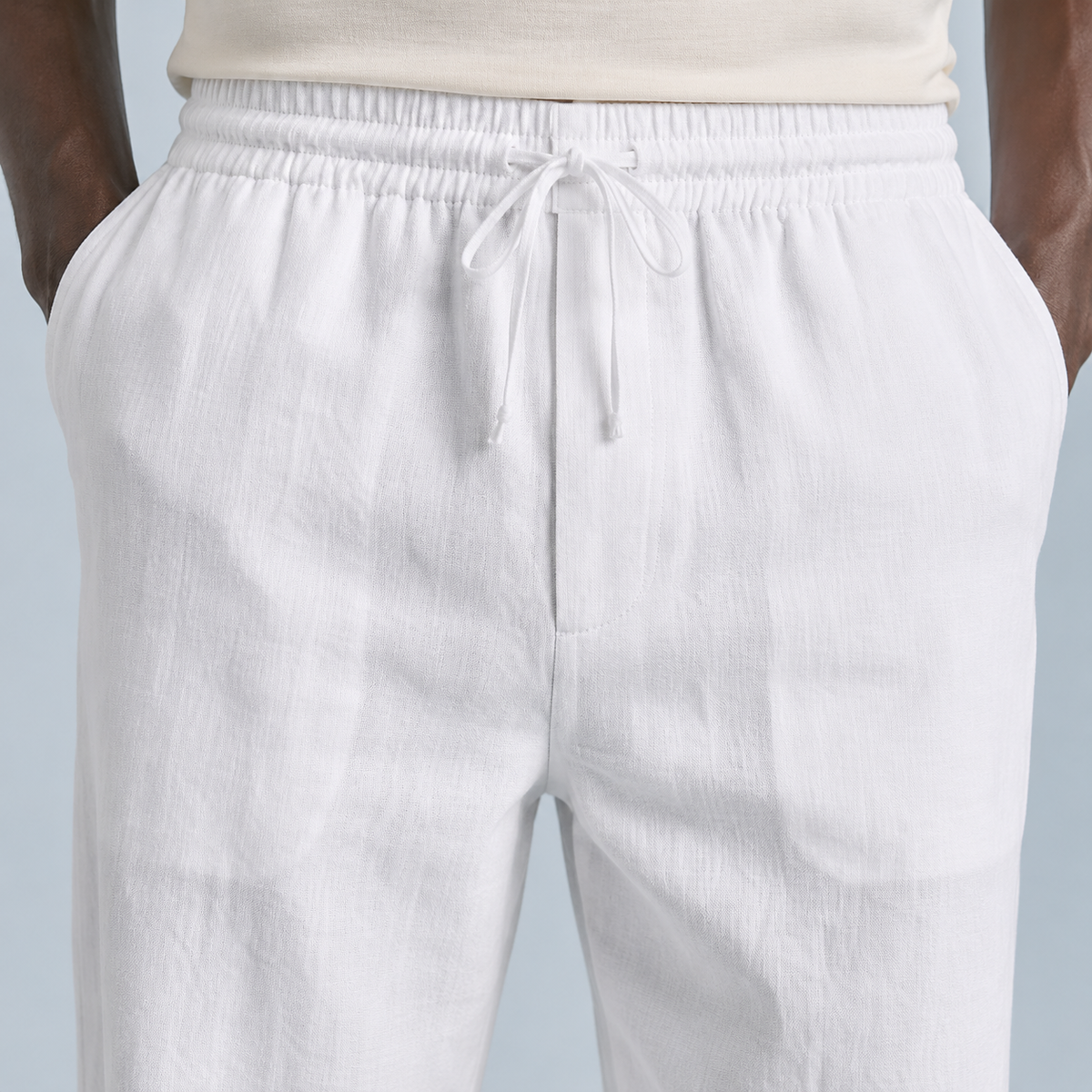 Men's Cotton Drawstring Jogger Trousers
