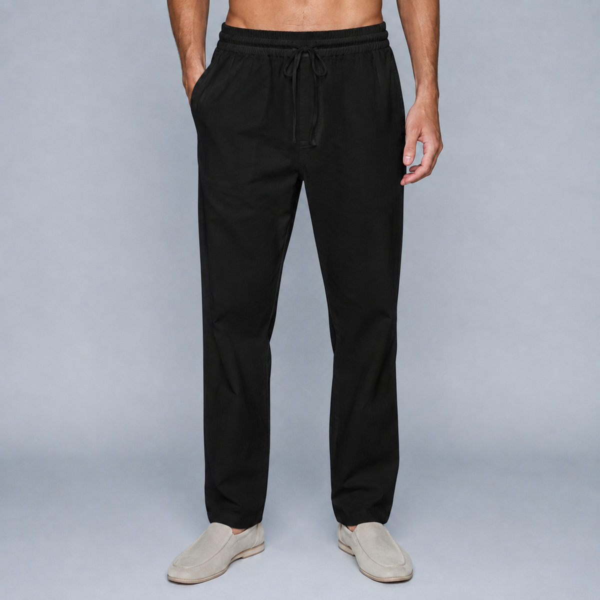 Men's Cotton Drawstring Jogger Trousers
