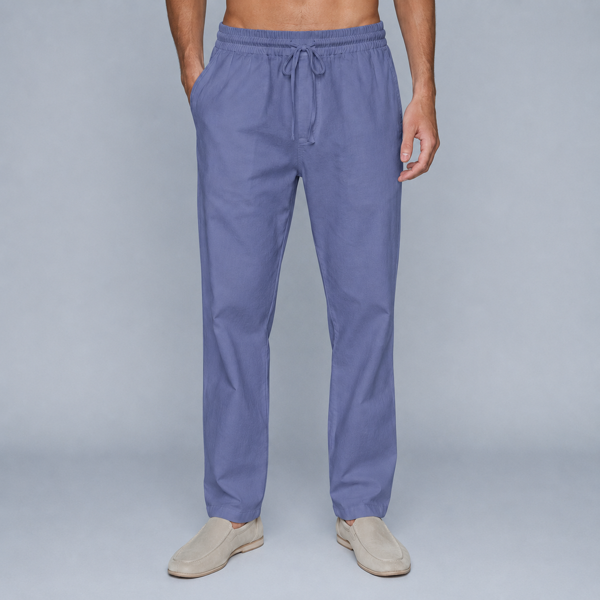 Men's Cotton Drawstring Jogger Trousers