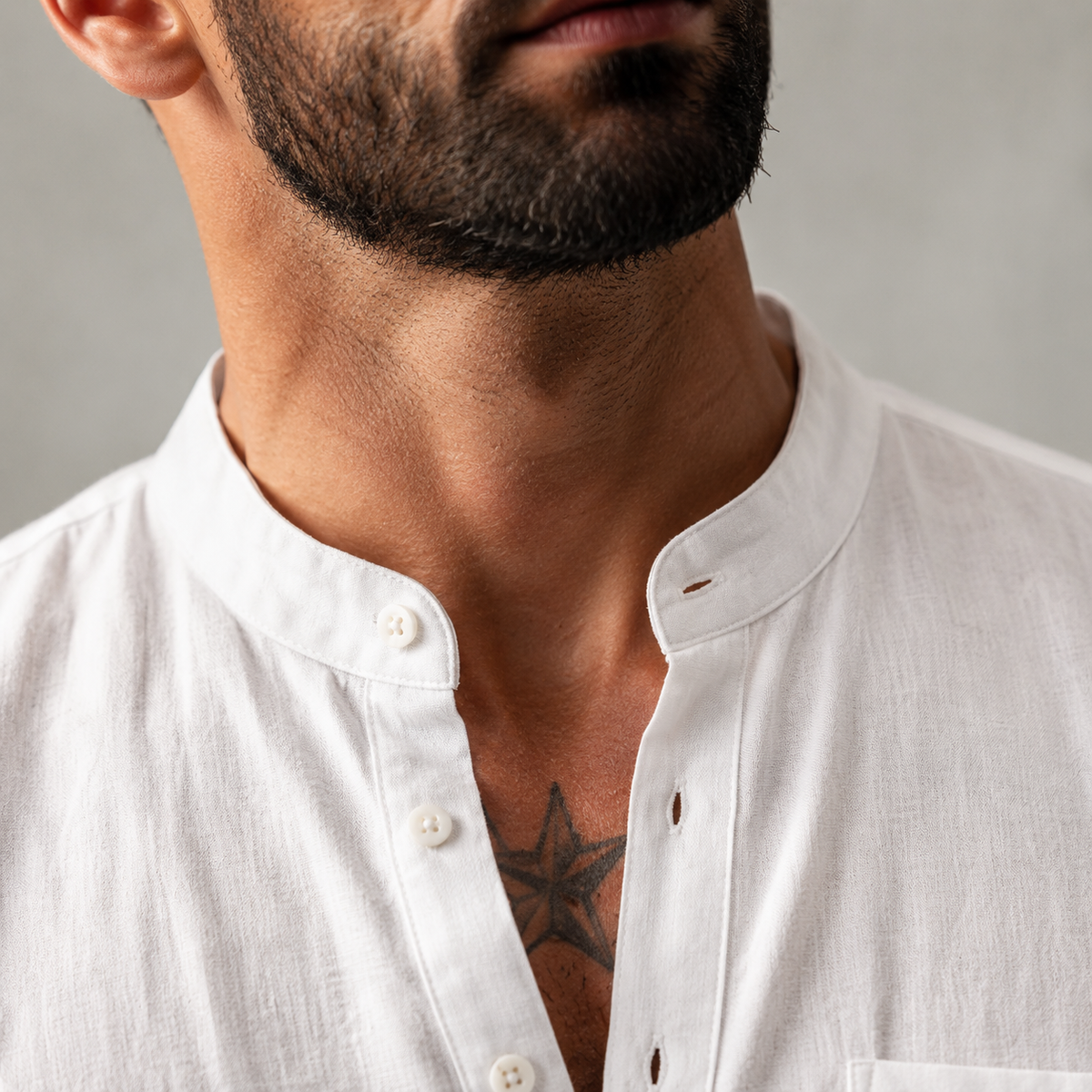 Men's Linen Short Sleeve Shirt Relaxed Fit