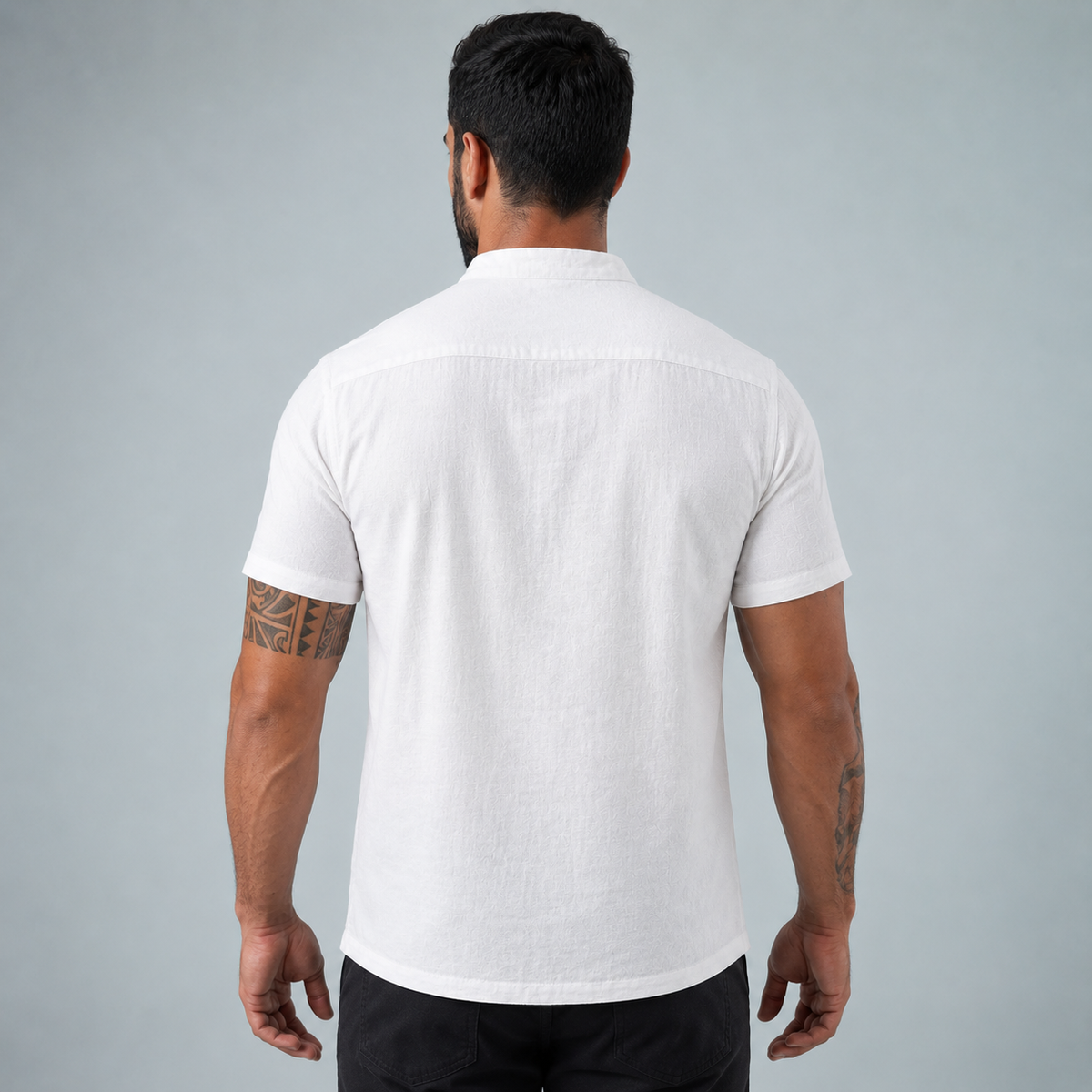 Men's Linen Short Sleeve Shirt Relaxed Fit