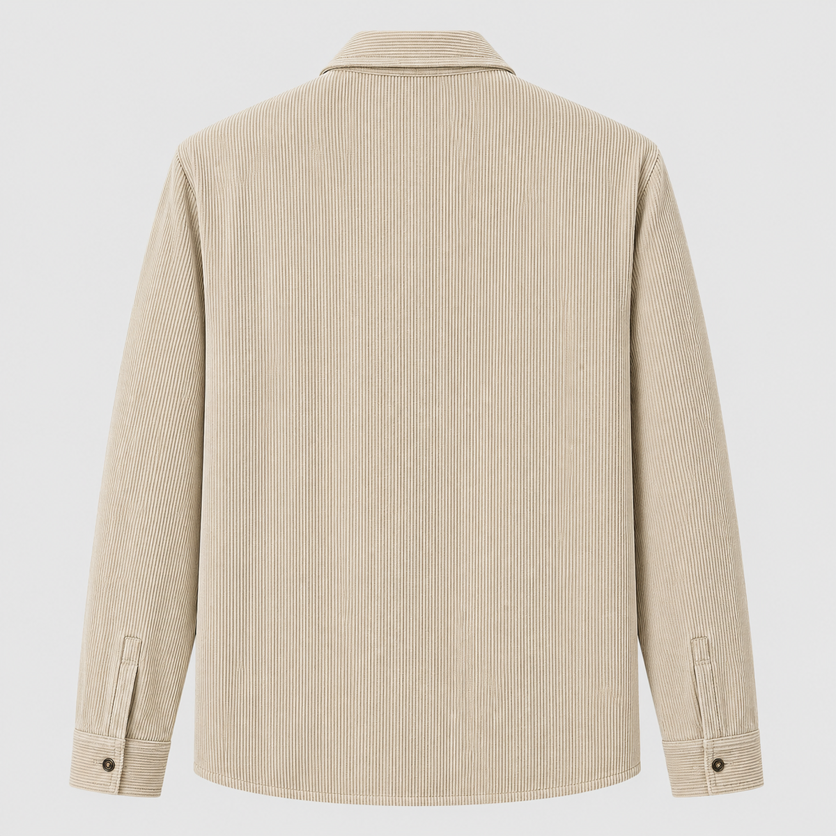 Men's Slim Fit Corduroy Button-Down Shirt