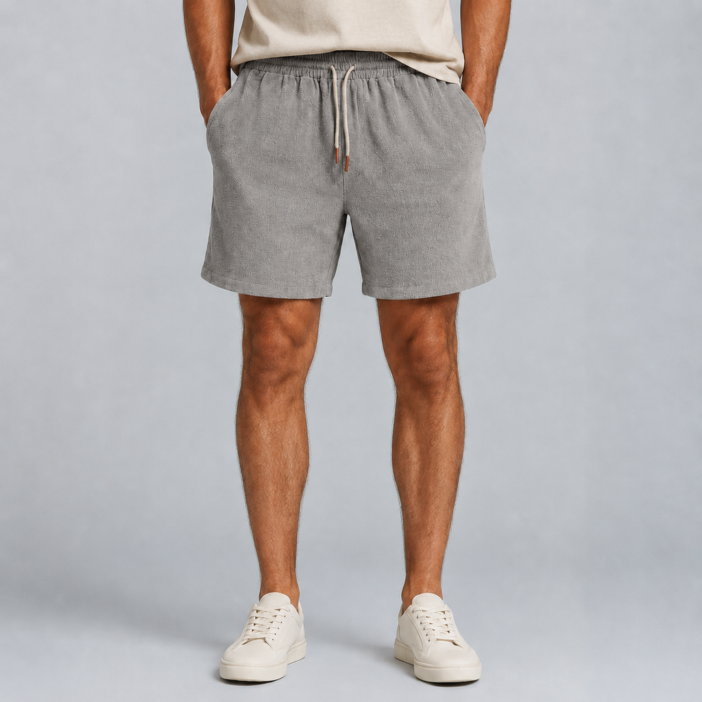 Men's Linen Cotton Loose Fit Shorts