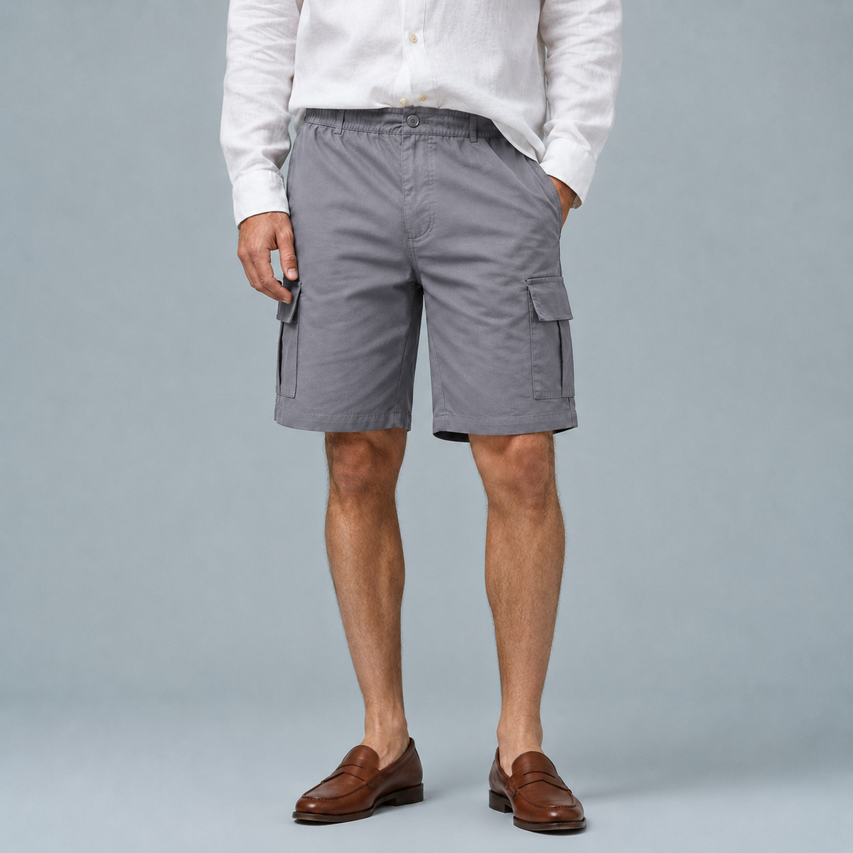Men's Multi-Pocket Cargo Shorts
