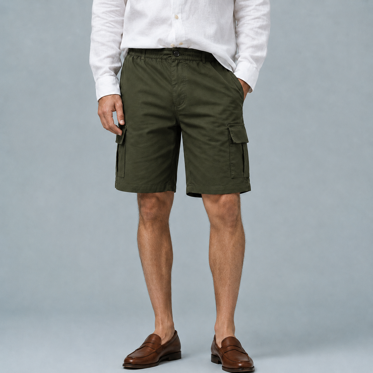 Men's Multi-Pocket Cargo Shorts
